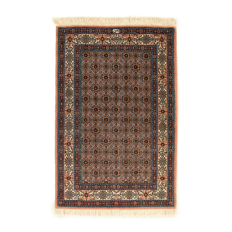 ペルシャ絨毯（手織り）　約75×120cm　玄関マットLサイズ