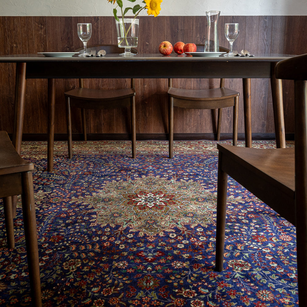 まるみーる　手織りペルシャ絨毯　未使用に近い　タブリーズ　303×199 ☆ペルシャ絨毯（手織り）玄関マットMサイズ 4 | 三越伊勢丹