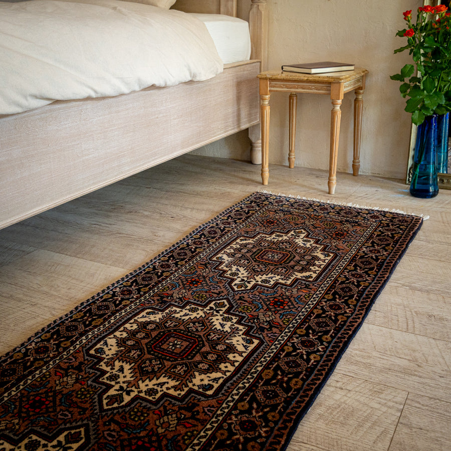 189×77cm【パキスタン手織り絨毯　ランナー】 ペルシャ絨毯 189×77cm【パキスタン手織り絨毯 ランナー】 ペルシャ絨毯 189×77cm