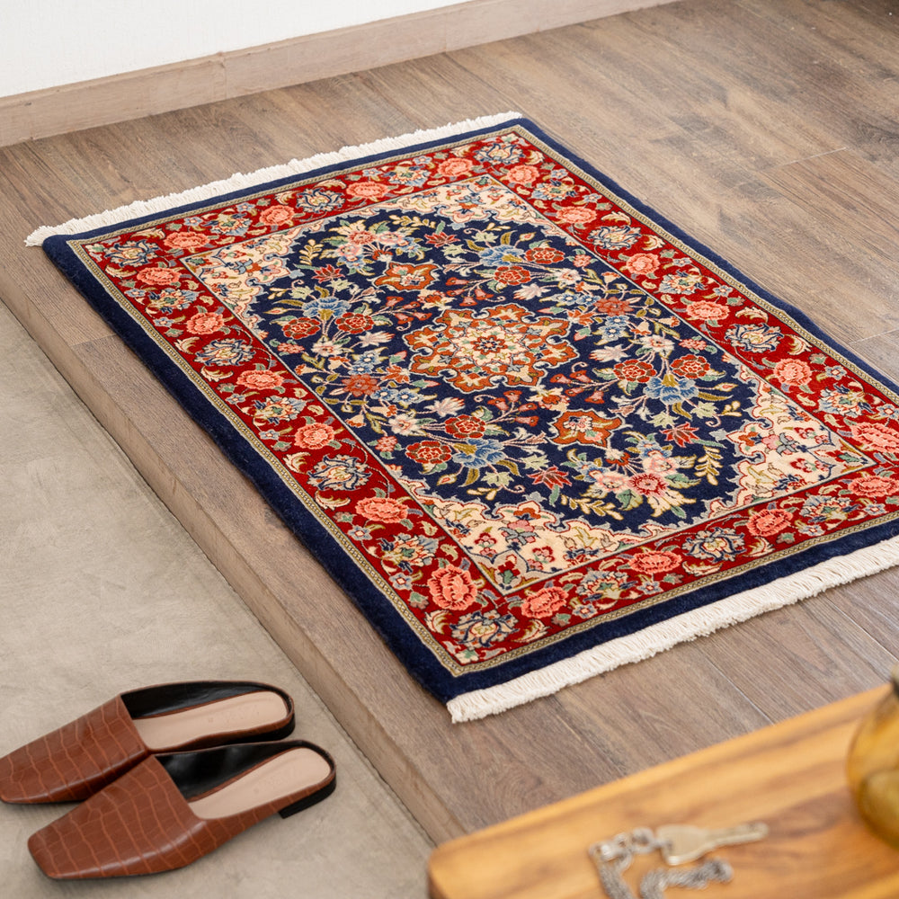 ペルシャ手織り絨毯 ウール 玄関マット タブリーズ 67×97cm – Persiadirect