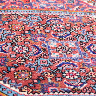 ペルシャ手織り絨毯　ウール　玄関マット　ビージャール　47×57cm