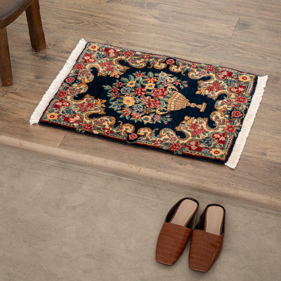専用　手織り絨毯　ランナー　ミナハニ紋様　約263cm×72cm クリーニング済 istanbulbazaar