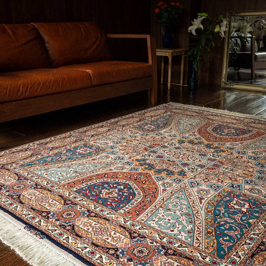 ペルシャ絨毯（手織り）約150×200cm – Persiadirect