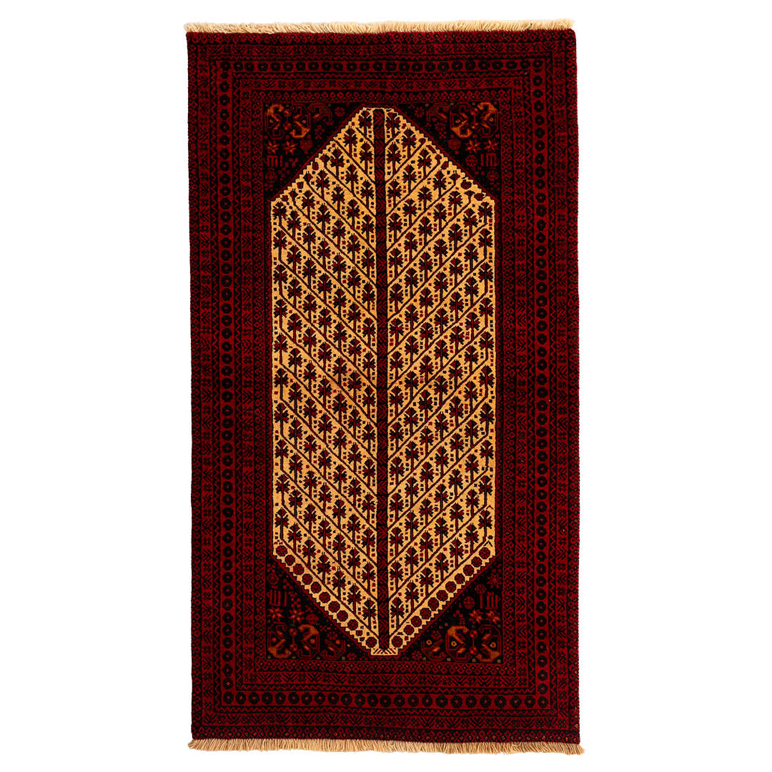 ペルシャ手織り絨毯 ウール ラグ バルーチ 101×185cm – Persiadirect