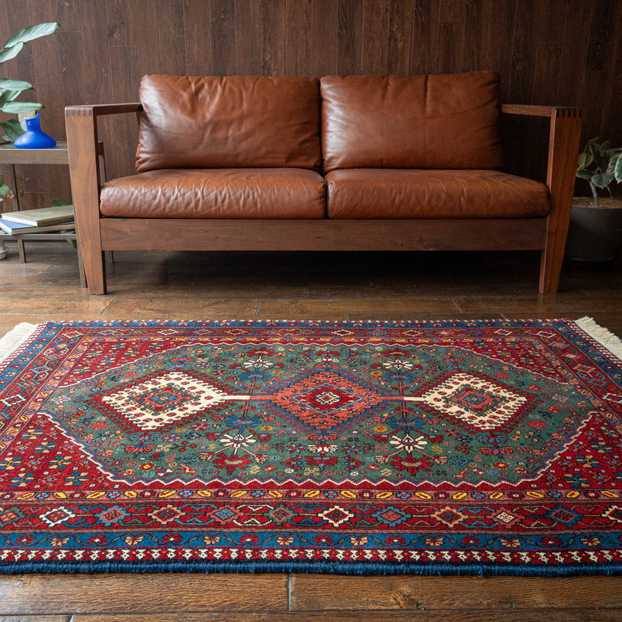 ペルシャ絨毯 ヴィンテージラグ 160×100cm 手織り オールドpersia ペルシャ絨毯 ヴィンテージラグ 150×82cm 手織り オールドpersia