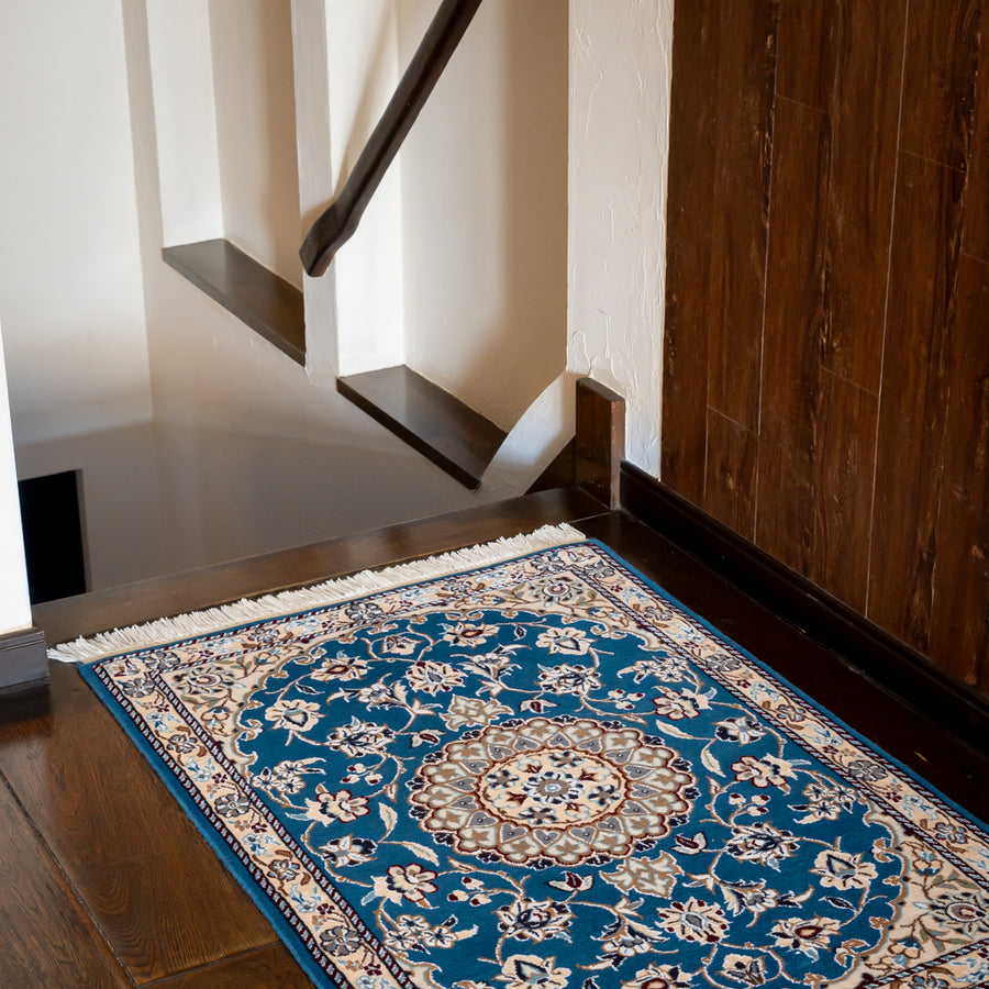 ペルシャ絨毯（手織り） 玄関マットMサイズ (約60×90cm) – Persiadirect