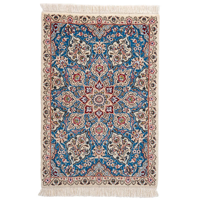 ペルシャ手織り絨毯　ウール　玄関マット　ナイン　64×95cm