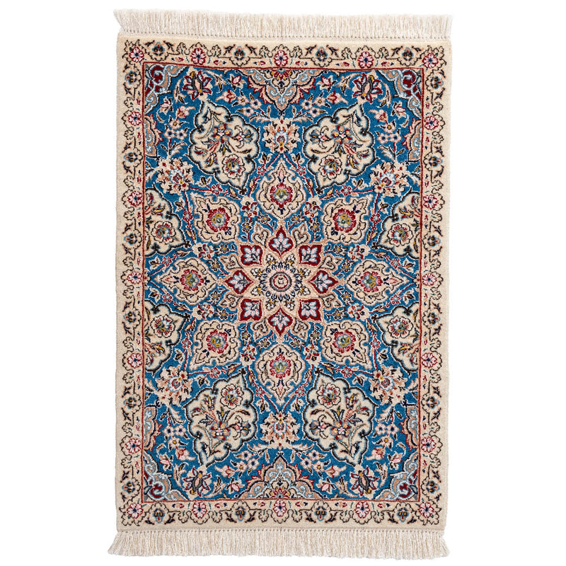 ペルシャ手織り絨毯　ウール　玄関マット　ナイン　64×95cm