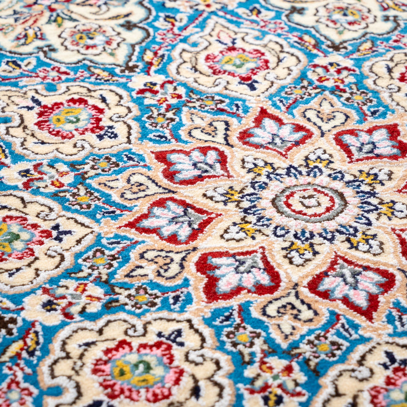 ペルシャ手織り絨毯　ウール　玄関マット　ナイン　64×95cm