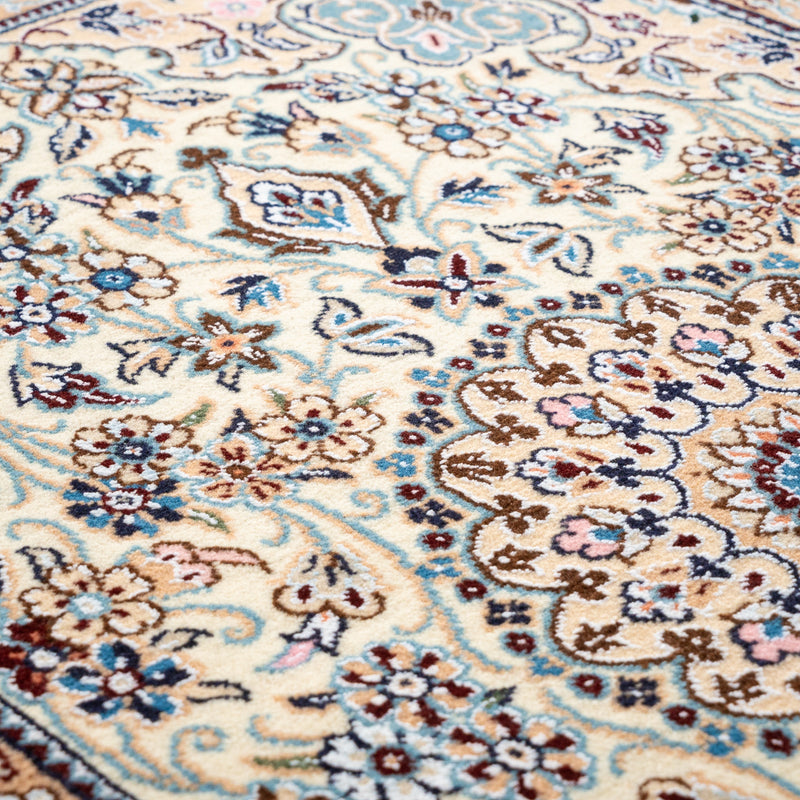 ペルシャ手織り絨毯　ウール　玄関マット　ナイン　62×98cm