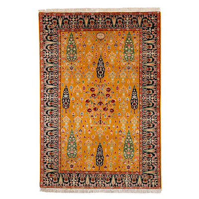 ペルシャ手織り絨毯　ウール　ラグ　シーラーズ　150×212cm