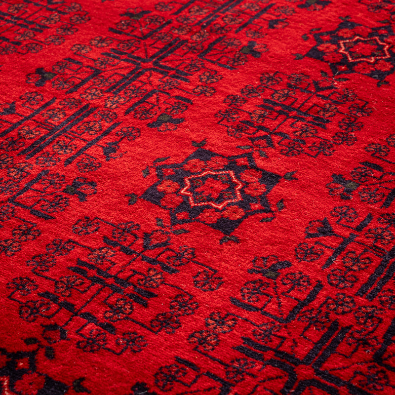 アフガン手織り絨毯　ウール　ラグ　バルーチ　153×203cm