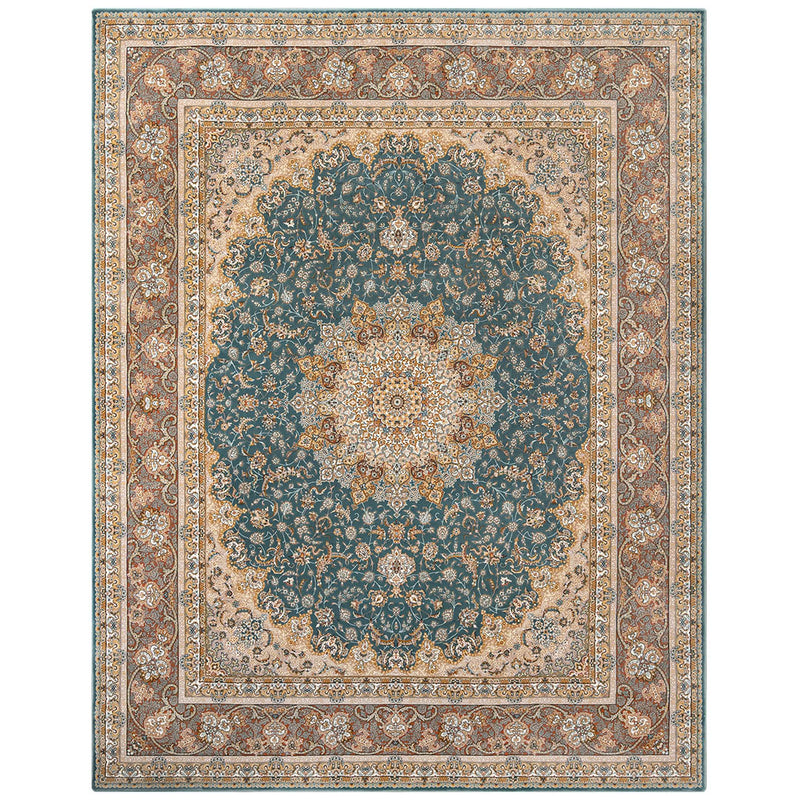 パリィ柄　クラウディブルー色　ペルシャ絨毯（機械織）　ラグサイズ　200×250cm