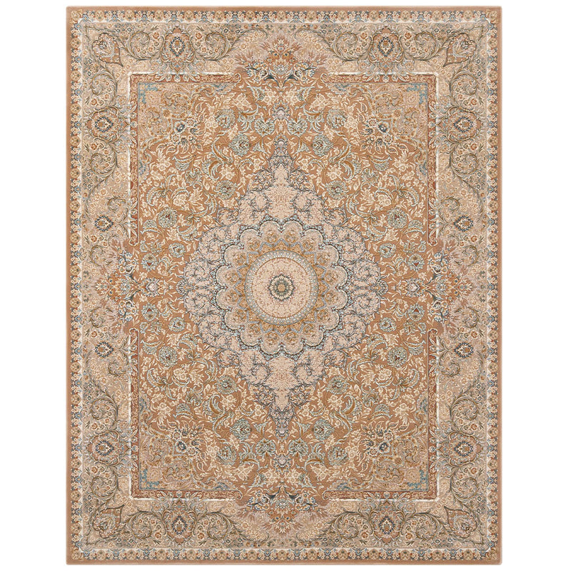 タラネ柄　ネスカフェ色　ペルシャ絨毯（機械織）　ラグサイズ　200×250cm