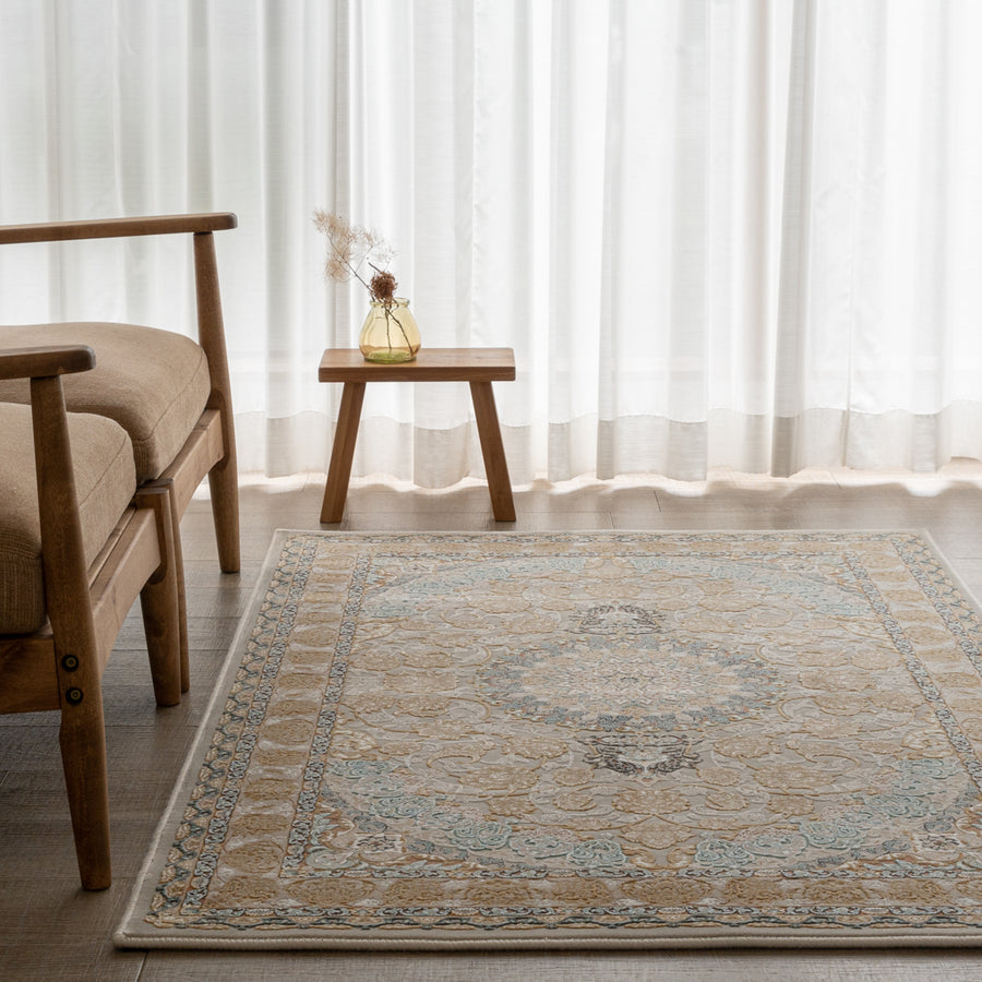 ペルシャ絨毯　子供部屋　シルク（ビスコース）機械織り 150x100 高級品 ☆ペルシャカーペット（機械織）100×150cm | 三越伊勢丹