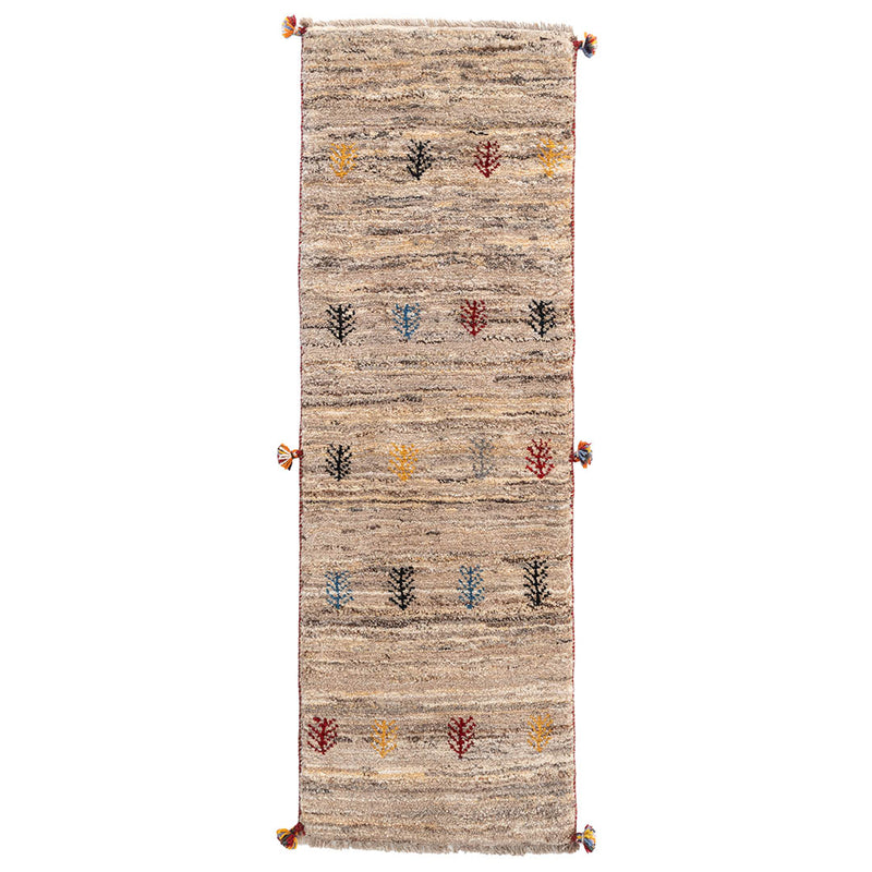 ギャッベ ペルシャ手織り絨毯 ランナー（細長い） 49×144cm – Persiadirect