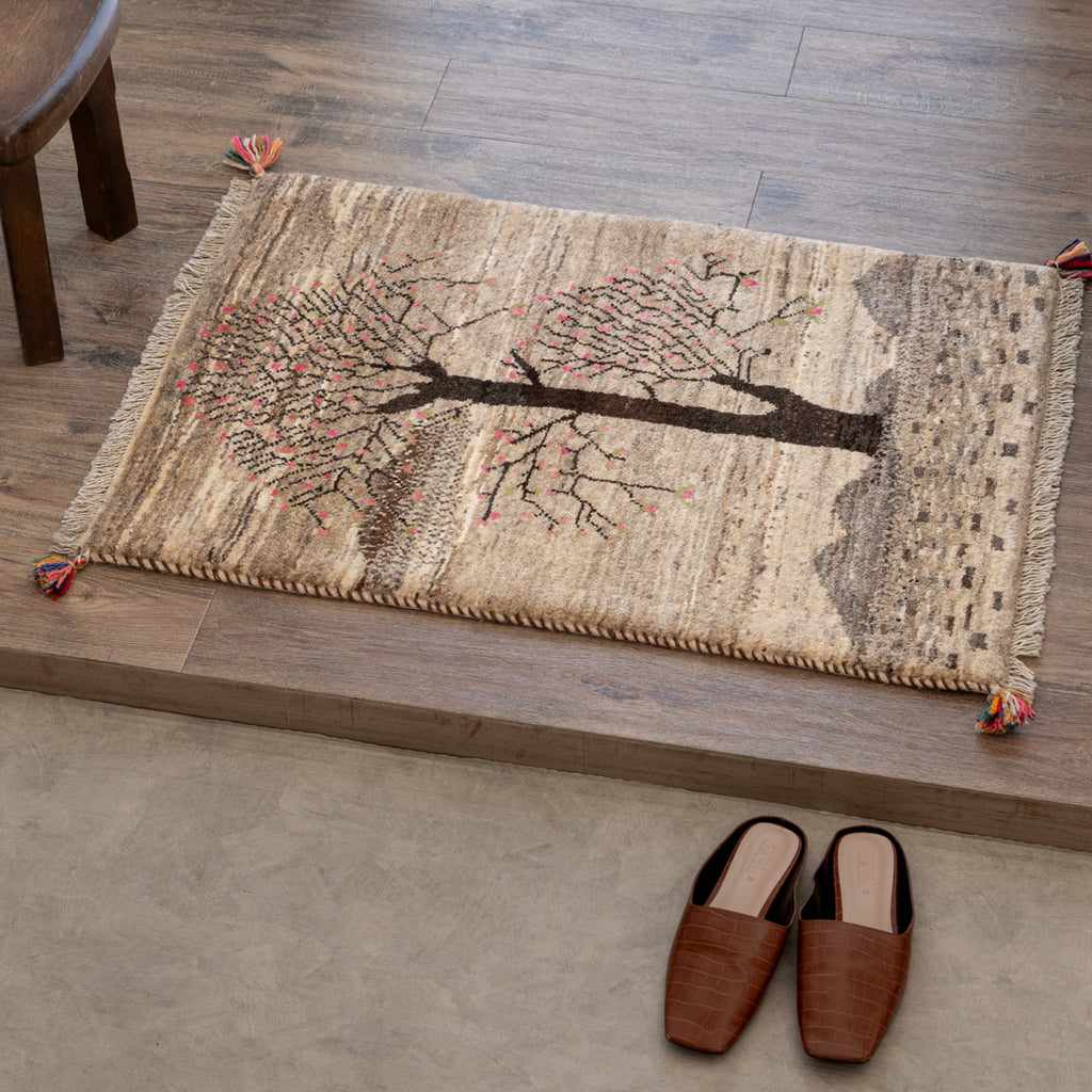 G1315 ペルシャ手織りギャッベ 玄関マット他 リーズバフト – Persiadirect