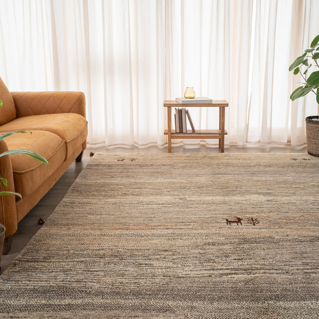 ギャッベ ペルシャ手織り絨毯 ラグ 196×292cm – Persiadirect