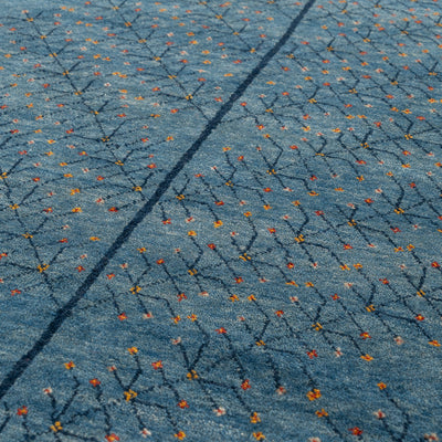 ギャッベ　ペルシャ手織り絨毯　ラグ　150×204cm