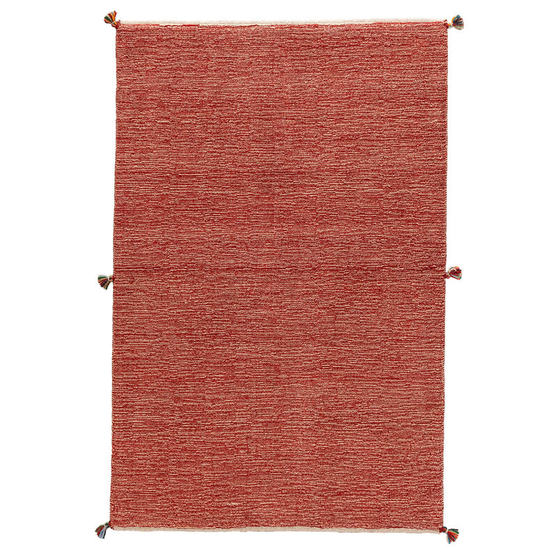 ギャッベ　ペルシャ手織り絨毯　ラグ　97×150cm