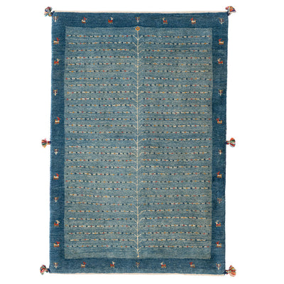 ギャッベ　ペルシャ手織り絨毯　ラグ　84×125cm
