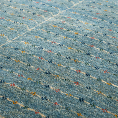 ギャッベ　ペルシャ手織り絨毯　ラグ　84×125cm