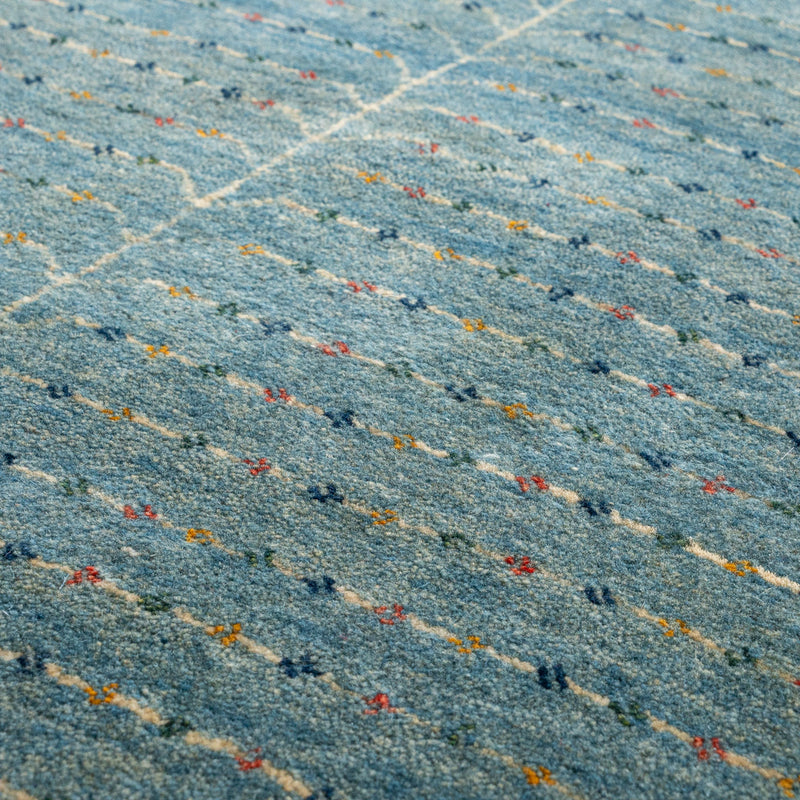 ギャッベ　ペルシャ手織り絨毯　ラグ　84×125cm