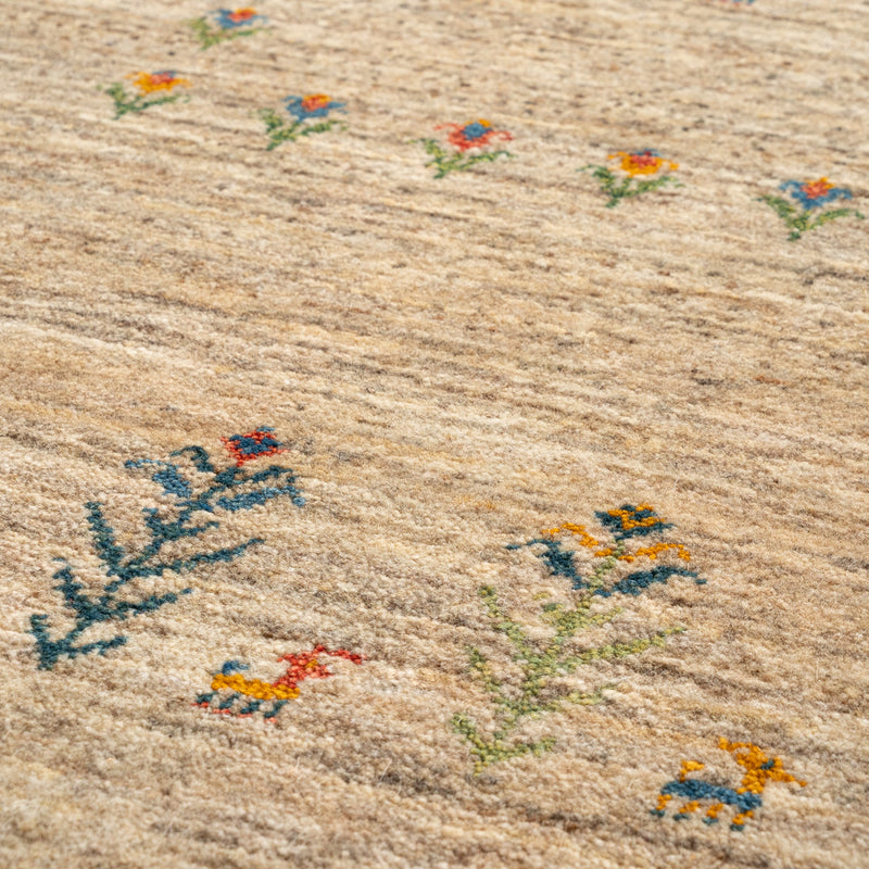 ギャッベ　ペルシャ手織り絨毯　ラグ　80×130cm