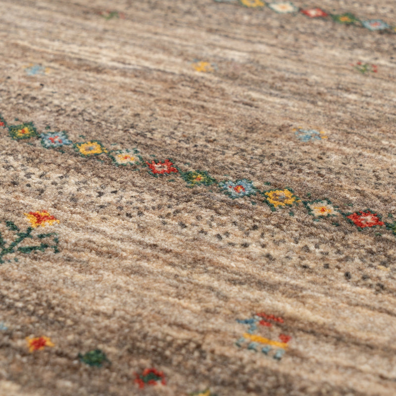 ギャッベ　ペルシャ手織り絨毯　玄関マット　62×90cm