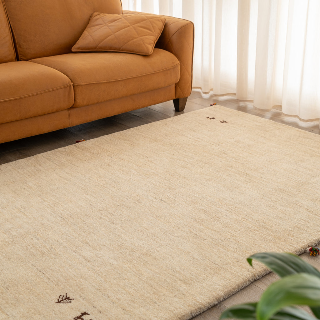 手織りペルシャ絨毯　新品　ギャッベ　210×141cm ラグ、カーペット　ギャべ 厚み2cm 128×69cm ギャッベ ペルシャ絨毯 手織り 140×69cm ギャッベ