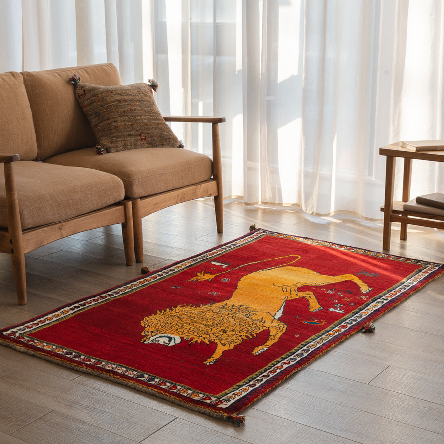 ギャッベ ラグサイズS (約100×150cm） – Persiadirect