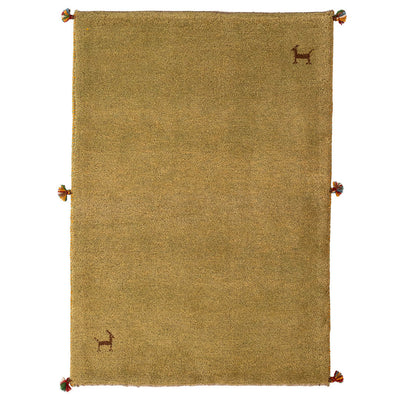 ギャッベ　ペルシャ手織り絨毯　ラグ　83×120cm