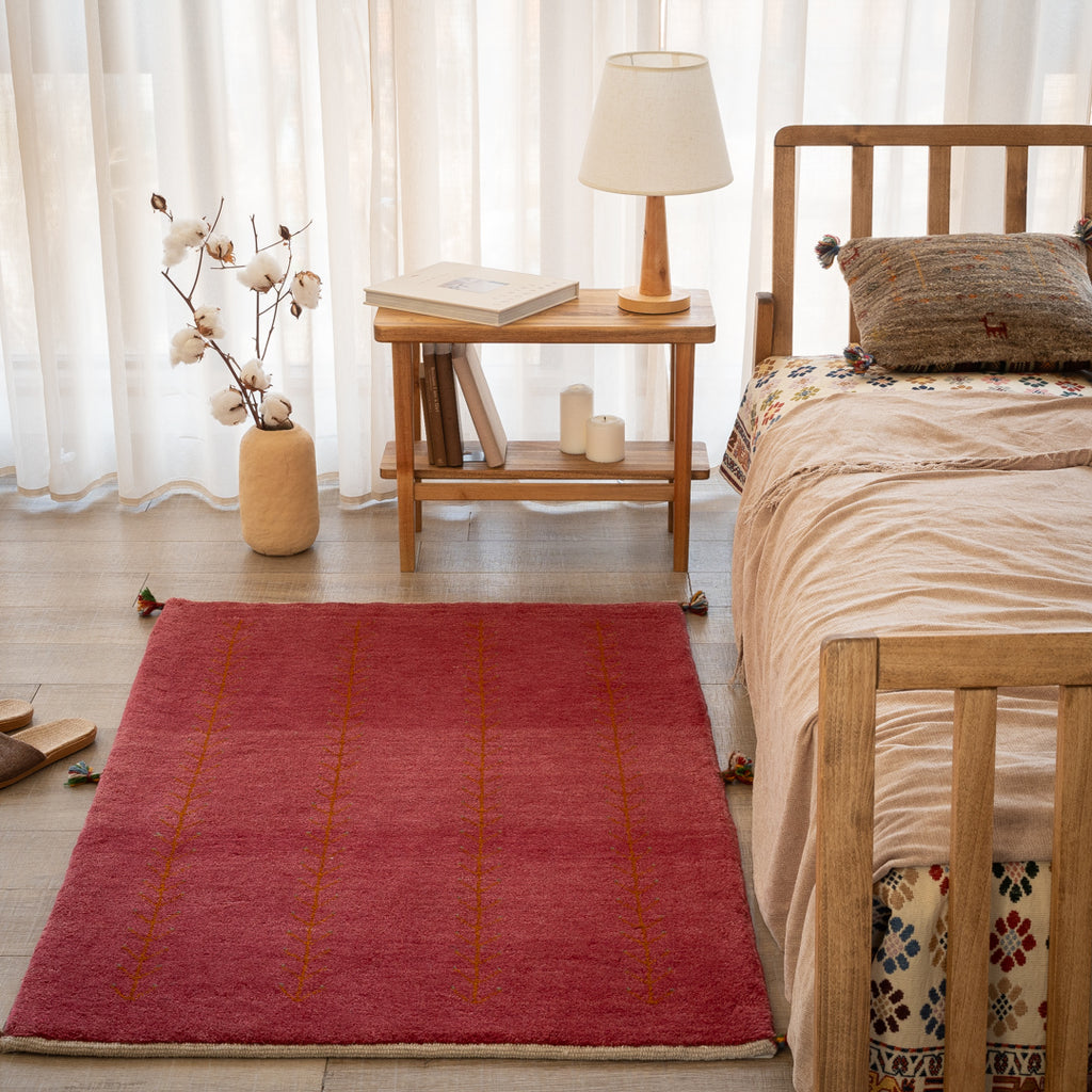242×174cm　ギャッベ　ペルシャ絨毯　手織り ギャッベ ペルシャ手織り絨毯 ラグ 82×126cm – Persiadirect
