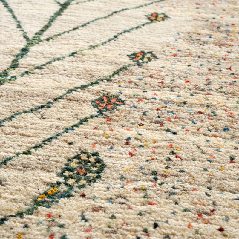 ギャッベ　ペルシャ手織り絨毯　ラグ　80×125cm