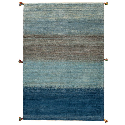 ギャッベ　ペルシャ手織り絨毯　ラグ　102×148cm