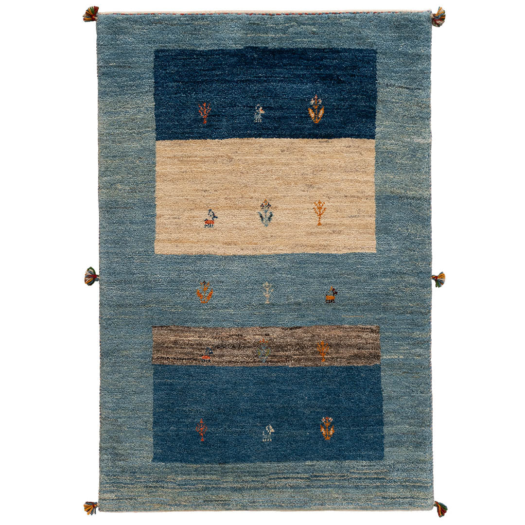 ギャッベ ペルシャ手織り絨毯 ラグ 100×150cm – Persiadirect