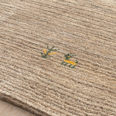 ギャッベ　ペルシャ手織り絨毯　ラグ　146×175cm