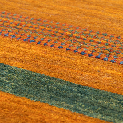 ギャッベ　ペルシャ手織り絨毯　玄関マット　60×84cm