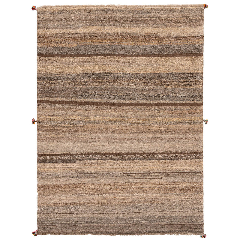 ギャッベ　ペルシャ手織り絨毯　ラグ　153×203cm
