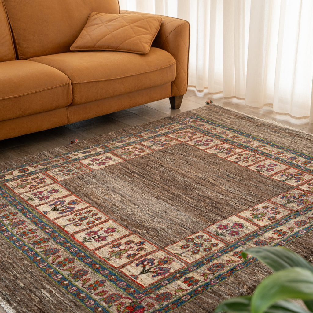 ギャッベ ペルシャ本物 手織りラグ サイズ 100×148㎝ ☆ペルシャ手織りギャッベ ラグSサイズ〔2〕 | 三越伊勢丹オンライン