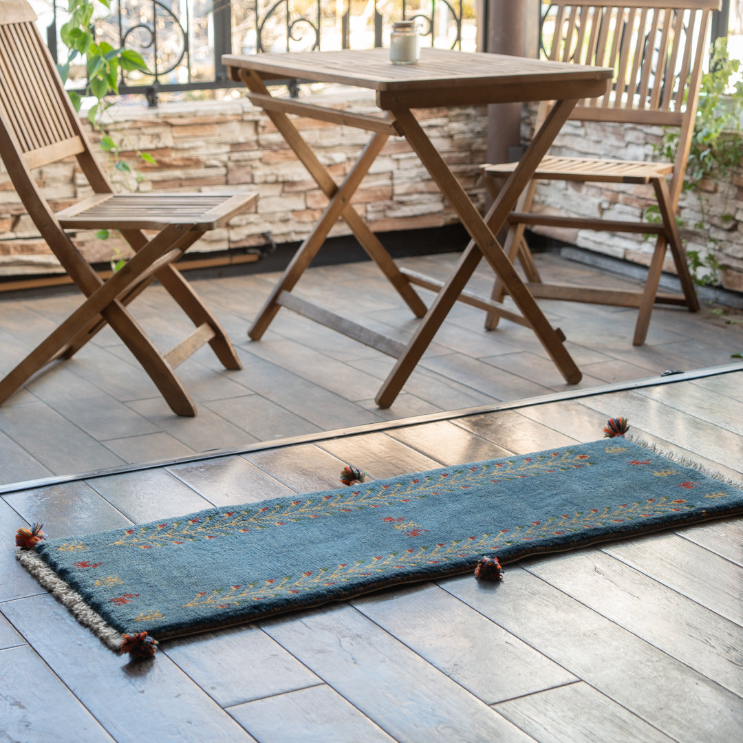 ギャッベ ペルシャ手織り絨毯 ランナー（細長い） 41×115cm – Persiadirect