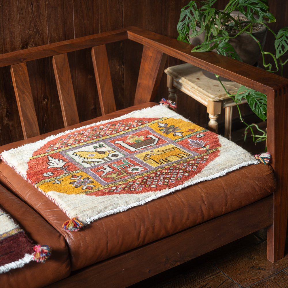 クリスマス　サンタ　マルチカバーソファーカバー　ビンテージラグ　183x122 クリスマス サンタ マルチカバーソファーカバー ビンテージラグ