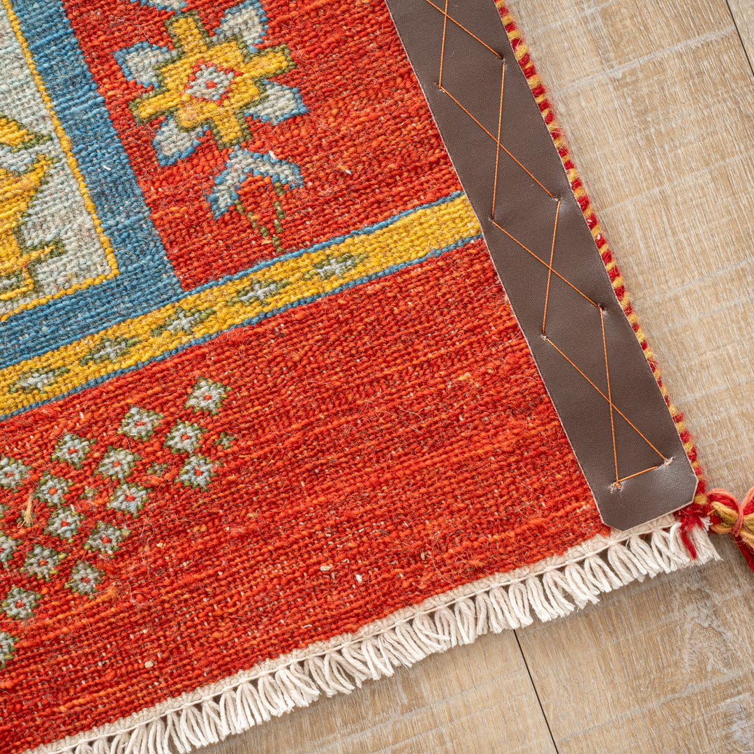 ギャッベ ペルシャ手織り絨毯 玄関マット 62×62cm – Persiadirect