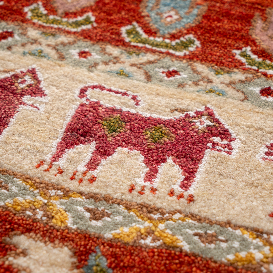 140x101cmペルシャ絨毯　ギャッベ　手織り絨毯 ギャッベ ペルシャ手織り絨毯 玄関マット 60×65cm – Persiadirect