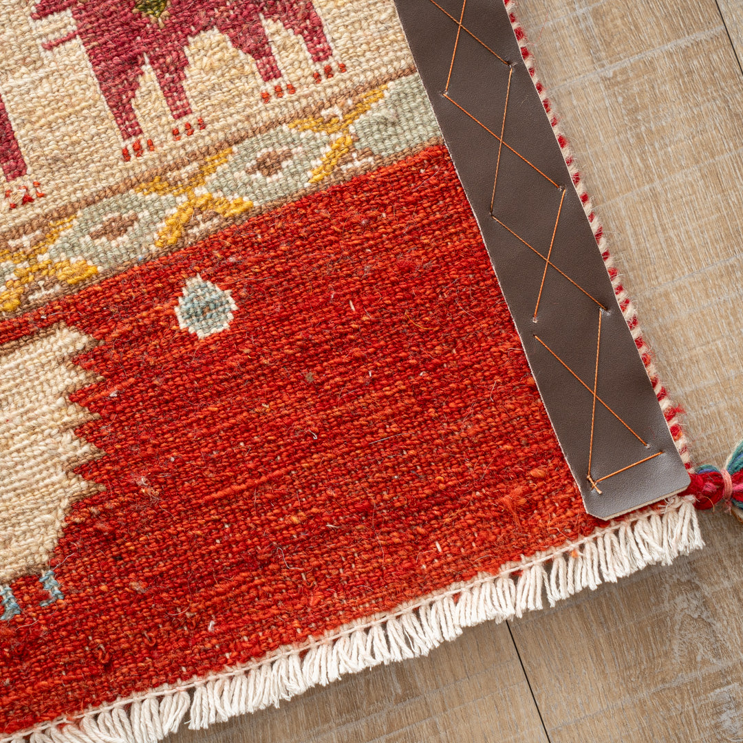 ギャッベ ペルシャ手織り絨毯 玄関マット 60×65cm – Persiadirect