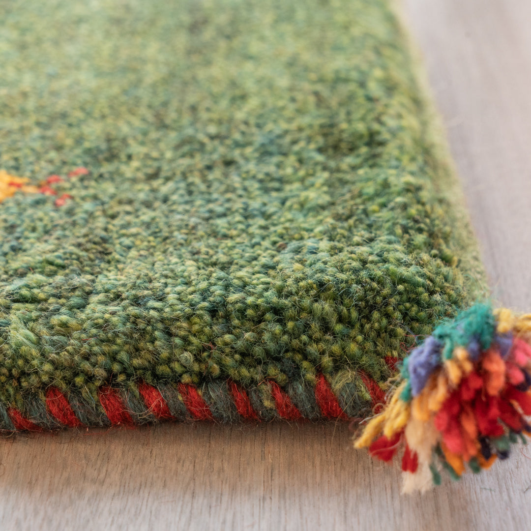 150x53cm ペルシャギャッベ ランナー (ギャベ) ペルシャ絨毯 ギャッベ ギャッベ ペルシャ手織り絨毯 ランナー（細長い） 53×152cm – Persiadirect