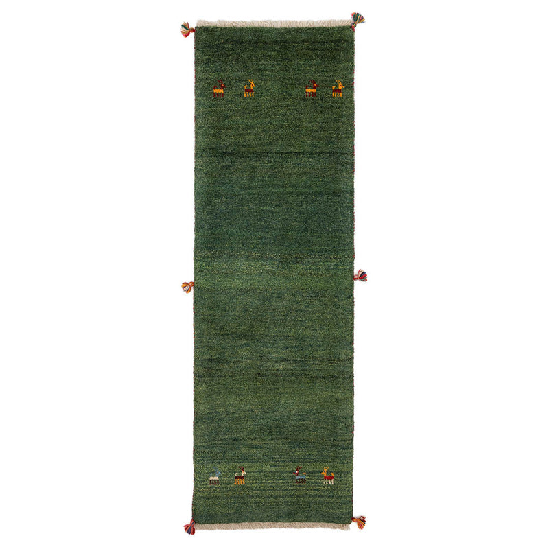 ギャッベ　ペルシャ手織り絨毯　ランナー（細長い）　50×154cm