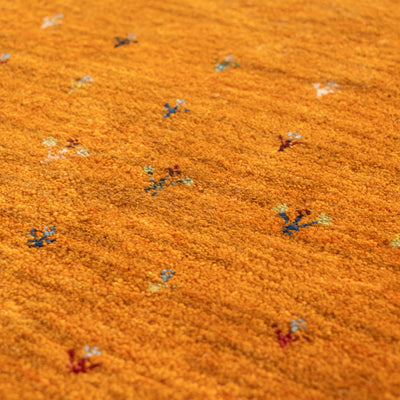 ギャッベ　ペルシャ手織り絨毯　玄関マット　63×82cm