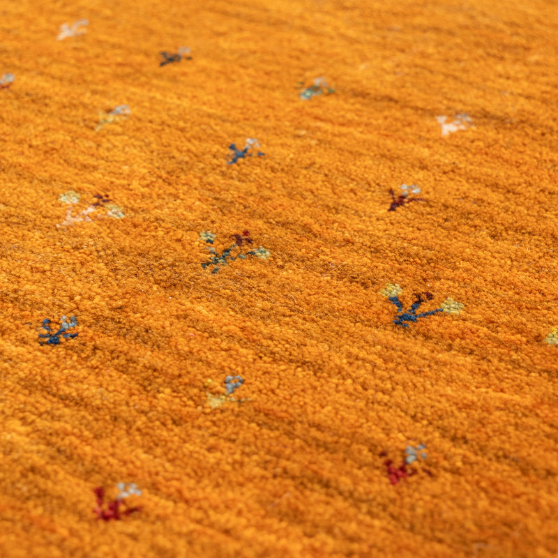 ギャッベ　ペルシャ手織り絨毯　玄関マット　63×82cm