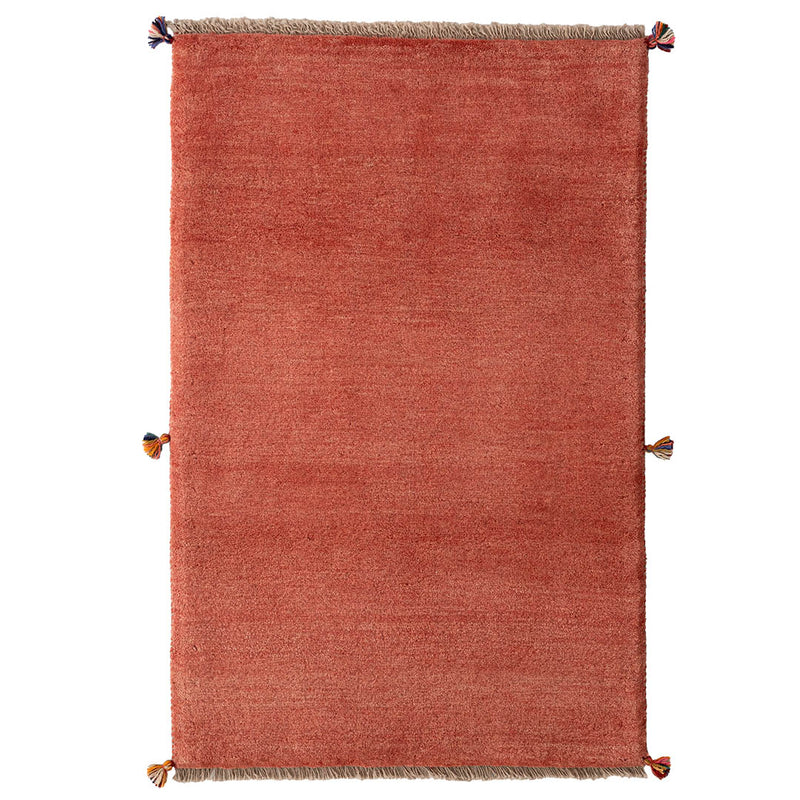 ギャッベ　ペルシャ手織り絨毯　ラグ　78×118cm